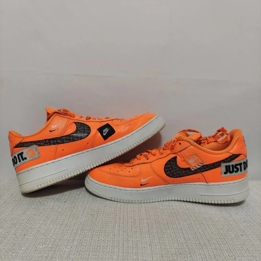 Nike Air Force 1 Low Just Do It Orange 2018 AR7719-800 Men's Size 11
